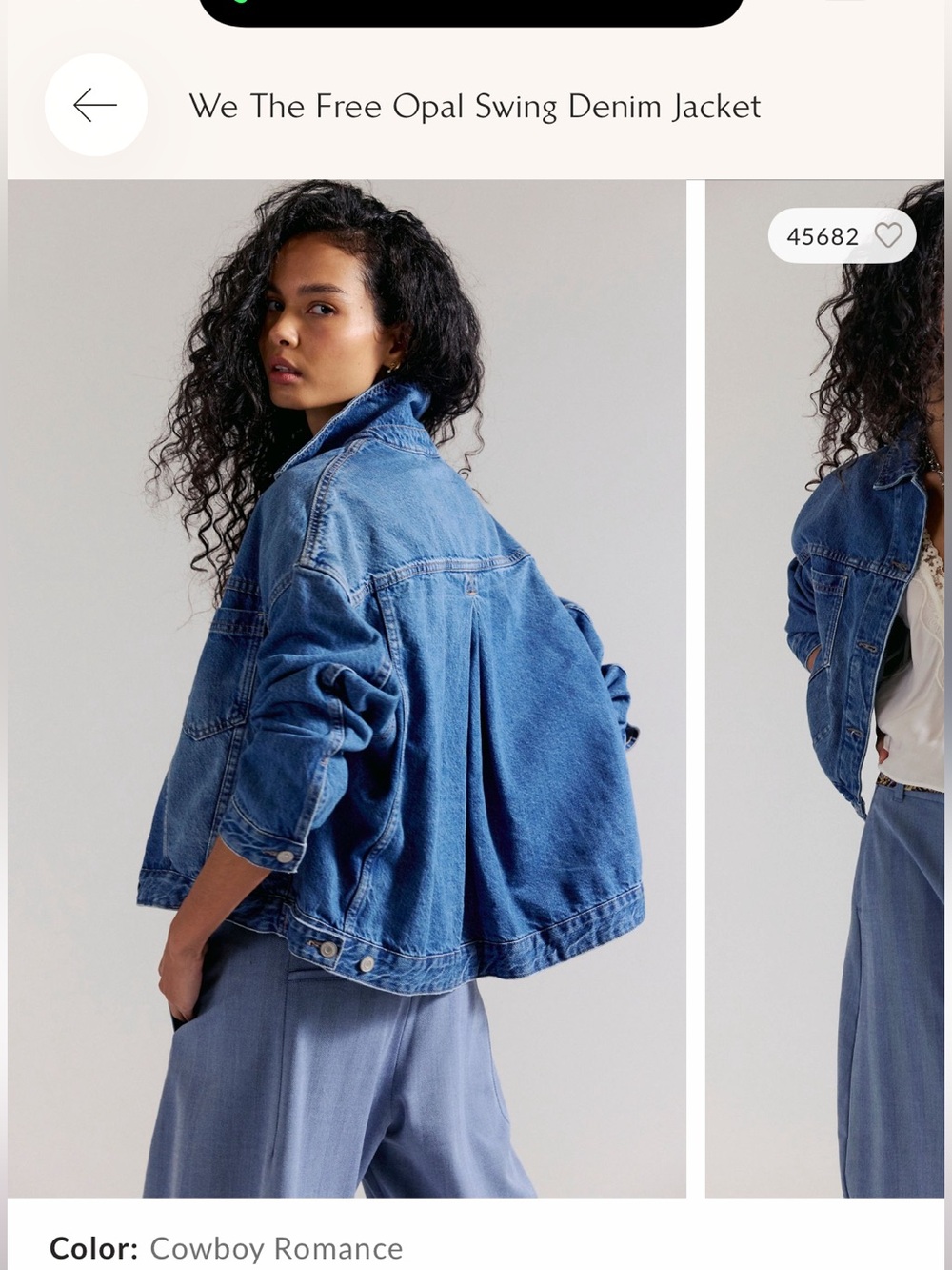 Free People Opal Swing Denim Jacket - Picture 4 of 4